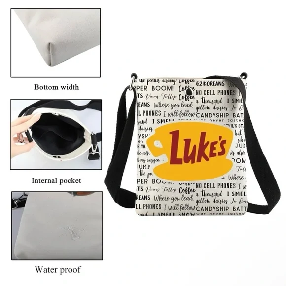 Gilmore Girls Crossbody Bag Luke's Diner - Picture 5 of 6